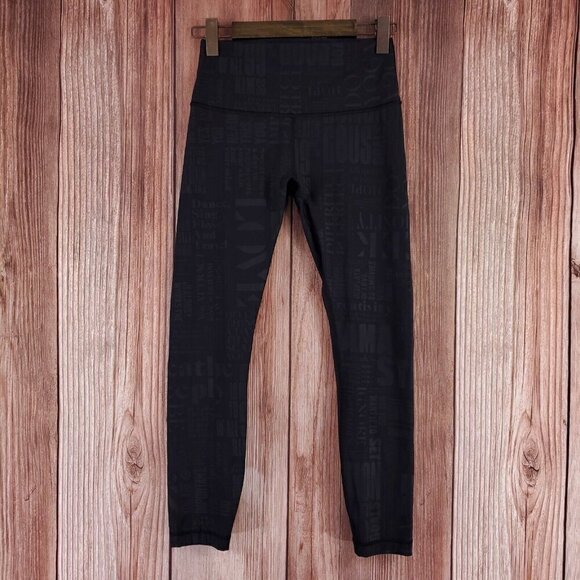 Rare Lululemon Womens Sz 8 Wunder Under Hi-Rise 7/8 Tight 20Y Collection W5BRFS - Picture 1 of 11